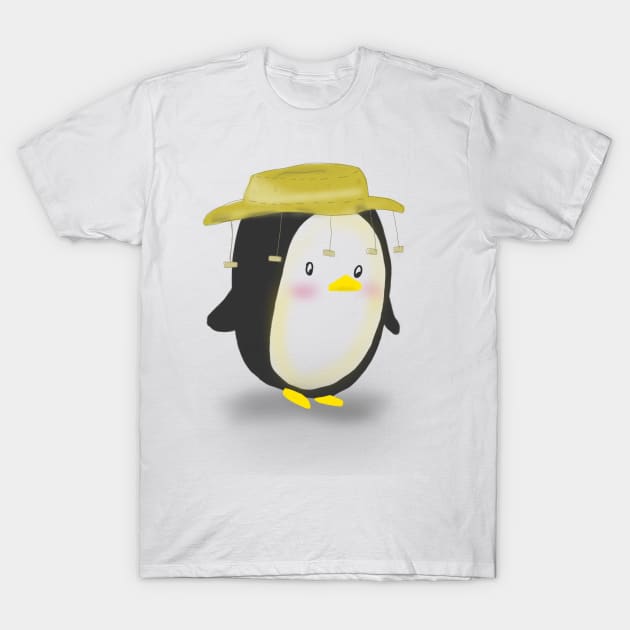 Aussie penguin T-Shirt by Charlotsart